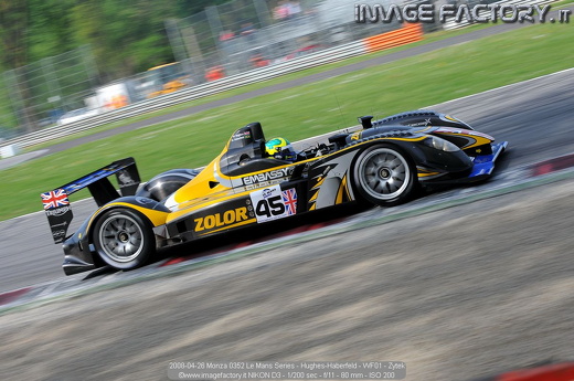 2008-04-26 Monza 0352 Le Mans Series - Hughes-Haberfeld - WF01 - Zytek